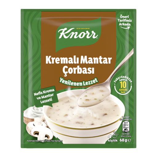 Knorr Kremalı Mantar Çorbası 63 Gr nin resmi