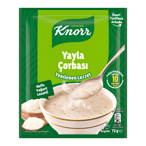 Knorr Yayla Çorbası 72 Gr nin resmi