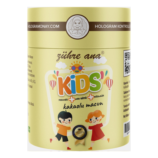 Zühre Ana Kids Kakaolu Macun 240 Gr nin resmi