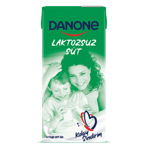 Danone Uht Laktozsuz Süt 1 Lt nin resmi