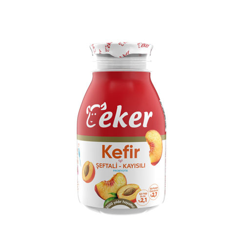 Eker Şeftali Kayısılı Kefir 200 Ml nin resmi