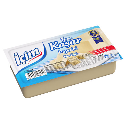 İçim Taze Kaşar Peyniri 600 Gr nin resmi