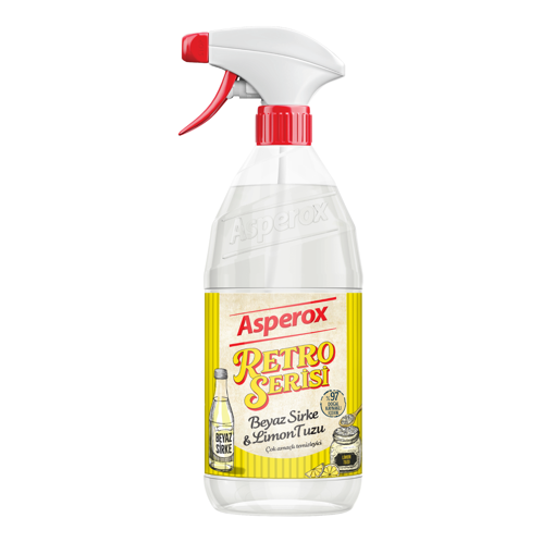 Asperox Retro Serisi Beyaz Sirke & Limon Tuzu 1 Lt nin resmi