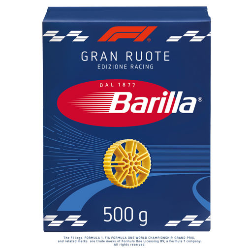 Barilla F1 Gran Ruote Özel Seri Makarna 500 Gr nin resmi