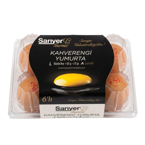 Sarıyer Gurme Yumurta 6'lı 63-72 Gr nin resmi