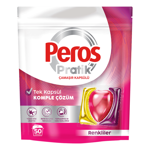 Peros Pratik Renkliler Çamaşır Kapsülü 17'li nin resmi