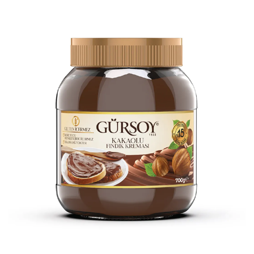 Gürsoy Kakaolu Fındık Kreması 700 Gr nin resmi
