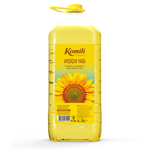 Komili Ayçiçek Yağı 5 Lt nin resmi
