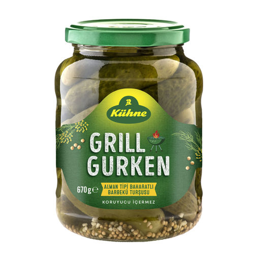Kühne Alman Tipi Grill Gurken Turşu 670 Ml nin resmi