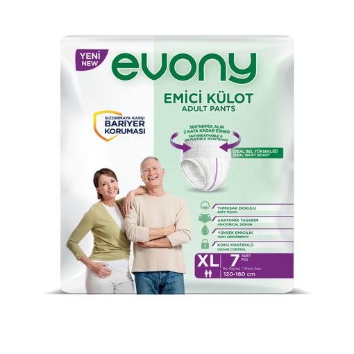 Evony Emici Külot XL 7Li nin resmi
