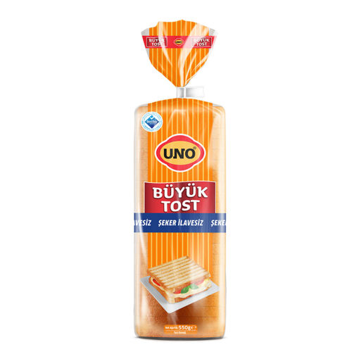 Uno Büyük Tost Ekmeği 550 Gr nin resmi