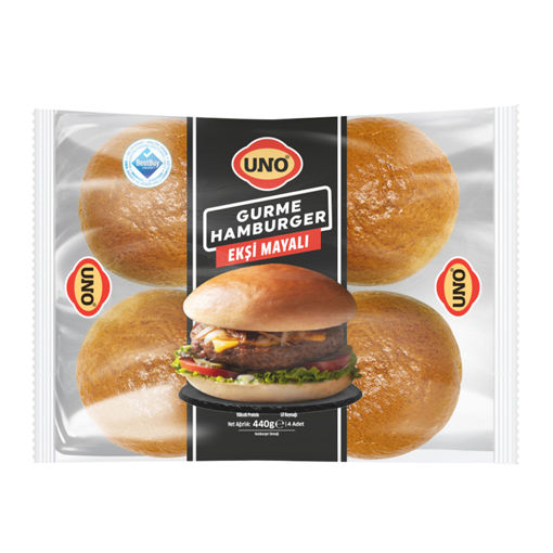 Uno Gurme Hamburger Ekmeği 4 x 110 Gr nin resmi
