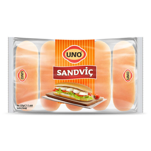 Uno Sandviç Ekmeği 5'li 325 Gr nin resmi