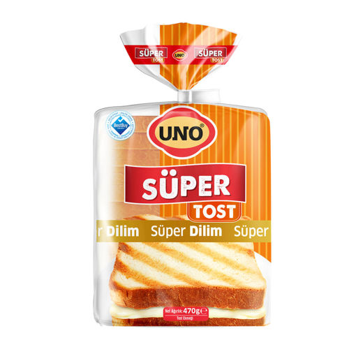 Uno Süper Tost Ekmeği 470 Gr nin resmi
