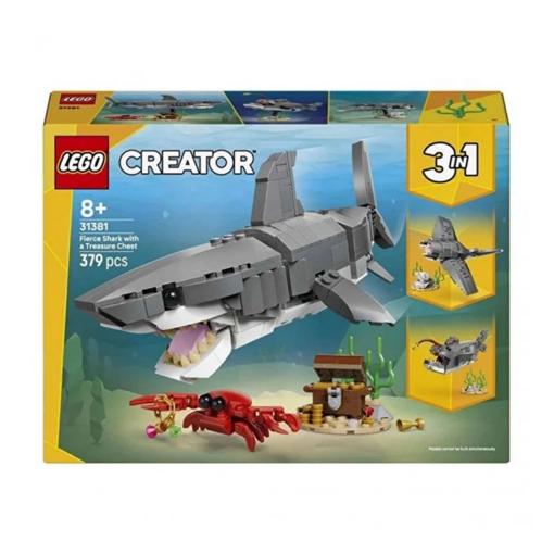 LEGO Creator Acımasız Köpek Balığı ile Hazine Sandığı 31381 nin resmi