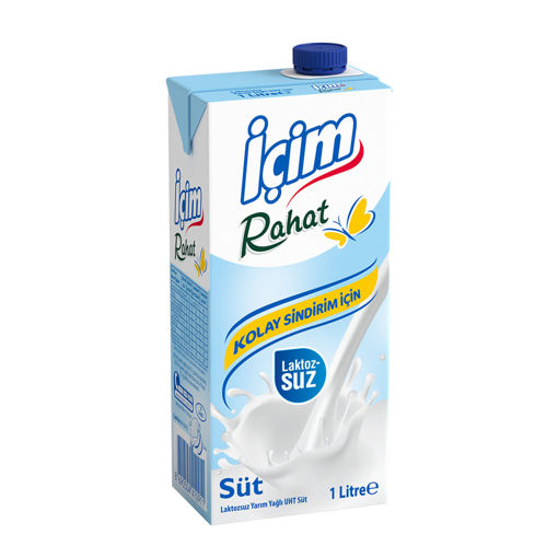 İçim Rahat Laktozsuz Süt 1 Lt nin resmi