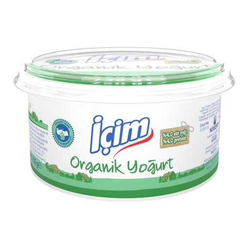 İçim Organik Yoğurt 750 Gr nin resmi