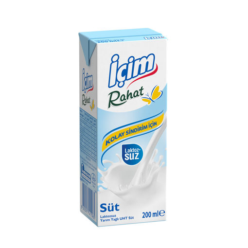 İçim Rahat Laktozsuz Süt 200 Ml nin resmi