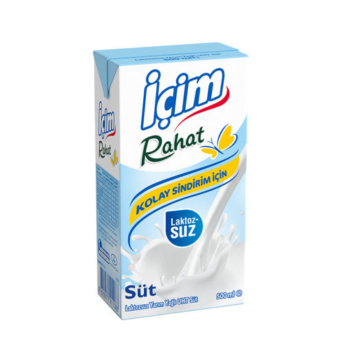 İçim Laktozsuz Süt 500 Ml nin resmi