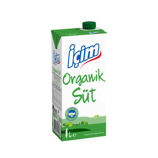 İçim Organik Süt 1 Lt nin resmi