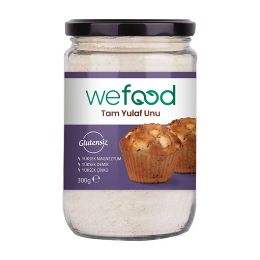 Wefood Glutensiz Tam Yulaf Unu 300 Gr nin resmi