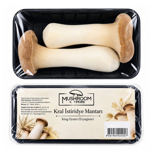 Mushroom & More Kral İstiridye Mantarı 200 Gr nin resmi