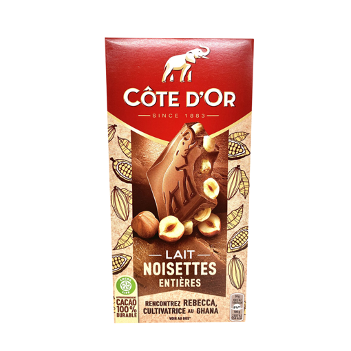 Cote D'or Fındıklı Sütlü Tablet Çikolata 180 Gr nin resmi