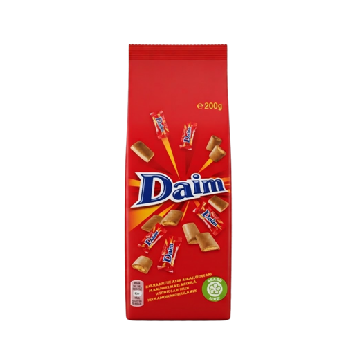 Daim Bademli Karamel Dolgulu Çikolata 200 Gr nin resmi