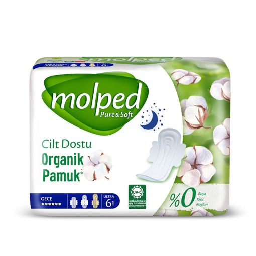 Molped Pure&Soft Ultra Ped Gece 6'lı nin resmi