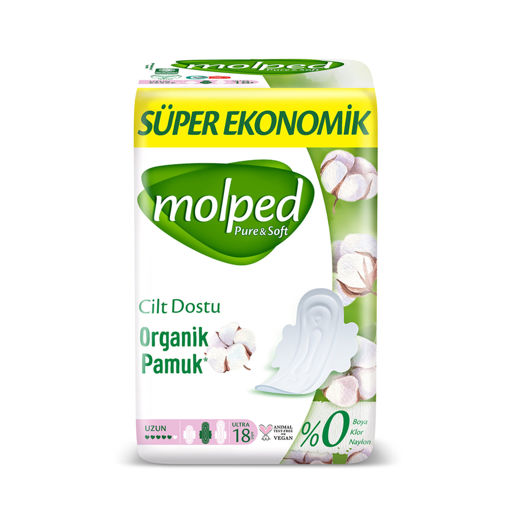 Molped Pure&Soft Uzun Süper Ekonomik 18'li nin resmi