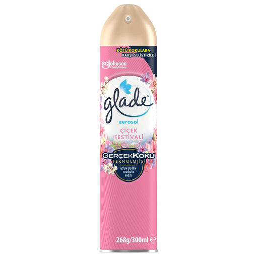 Glade Aerosol Oda Kokusu Çiçek Festivali 300 Ml nin resmi