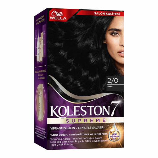 Wella Koleston Saç Boyası Siyah 2/0 nin resmi