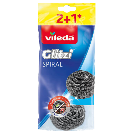 Vileda Çelik Bulaşık Teli 3 Adet nin resmi