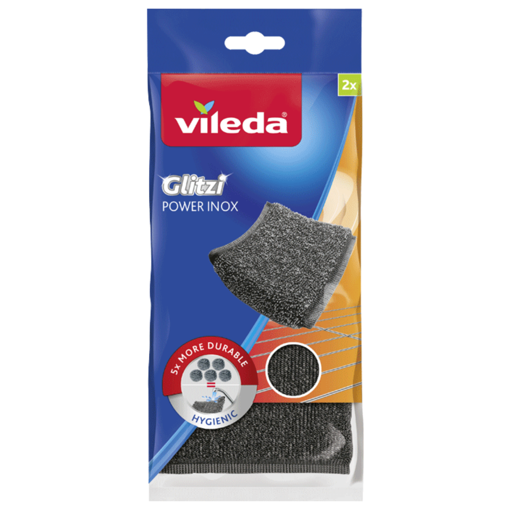 Vileda Power Inox Pad Sünger 2'li Paket nin resmi