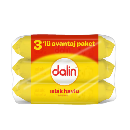 Dalin Islak Havlu Klasik 3 Lü 56'Li nin resmi