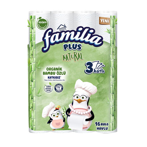 Familia Plus Natural Havlu Kağıt 16'lı nin resmi