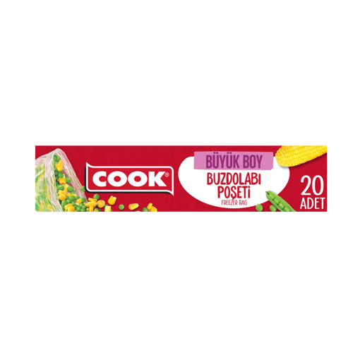 Cook Buzdolabı Poşeti Büyük 20'li nin resmi