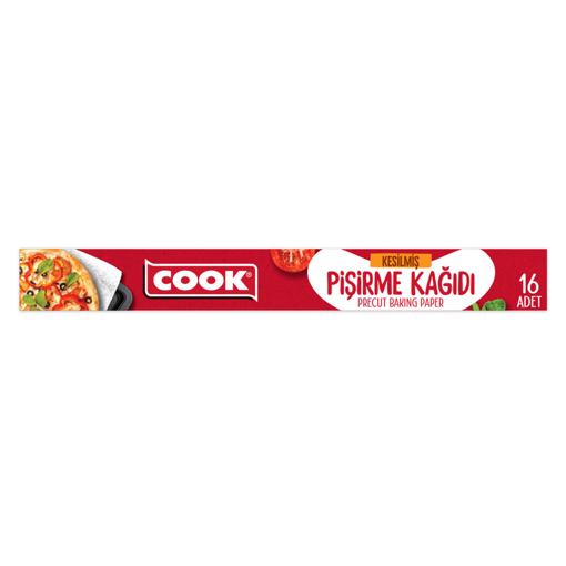 Cook Kesilmiş Yağlı Pişirme Kağıdı 16'lı nin resmi