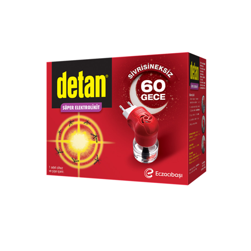 Detan 60 Gece Elektrolikit Cihaz + Yedek nin resmi