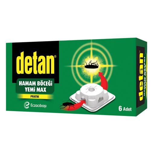 Detan Hamam Böceği Yemi  Max 6'lı nin resmi