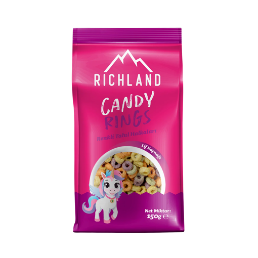 Richland Meyve Aromalı Tahıl Halkaları 150 Gr nin resmi