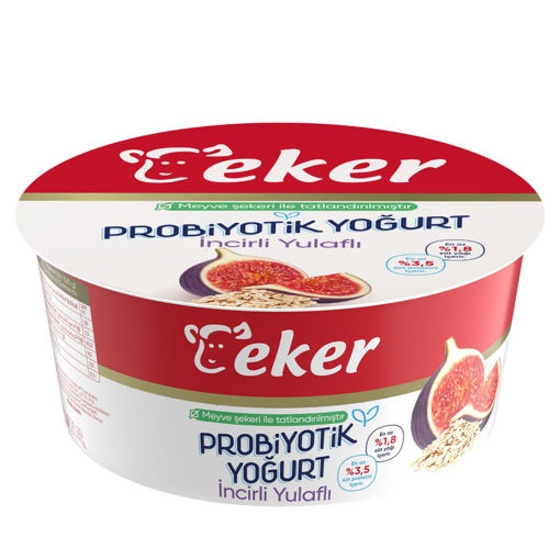 Eker İncirli Yulaflı Probiyotik Yoğurt 125 Gr nin resmi