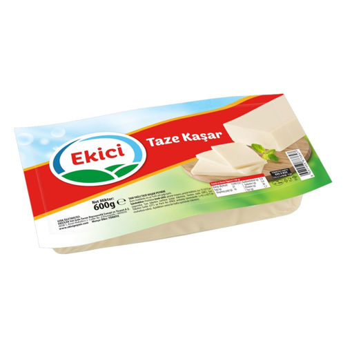 Ekici Tam Yağlı Taze Kaşar Peyniri 600 Gr nin resmi