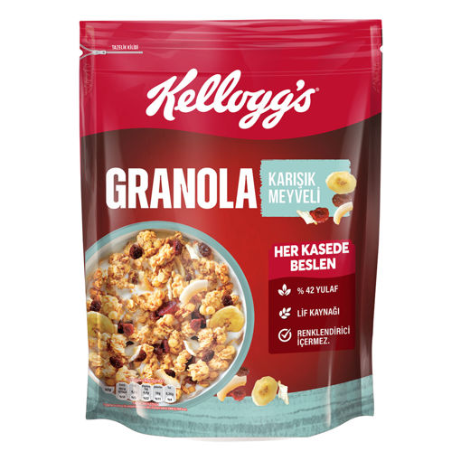 Kelloggs Granola Meyveli 340 Gr nin resmi