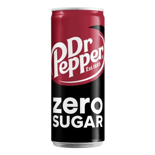 Dr Pepper Zero Sugar 330 Ml nin resmi