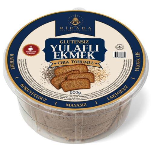 Ridada Glutensiz Yulaflı&Chia Tohumlu Ekmek 500 Gr nin resmi