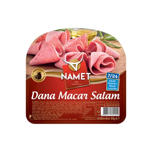 Namet 7/24 Dana Macar Salam 60 Gr nin resmi