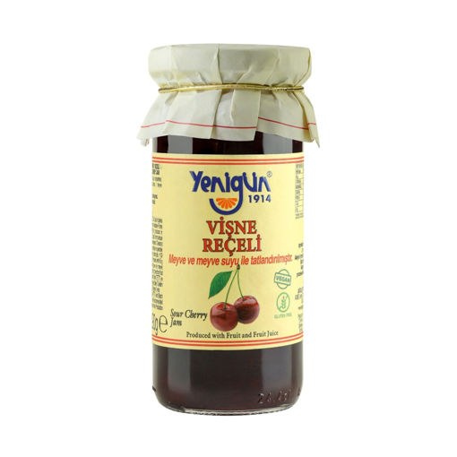 Yenigün Şeker İlavesiz Vişne Reçeli 290 Gr nin resmi