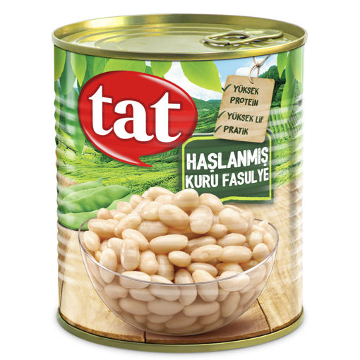 Tat Haşlanmış Kuru Fasulye 800 Gr nin resmi