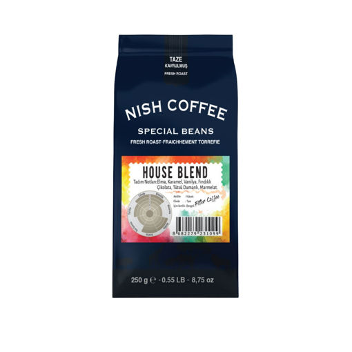 Nish Filtre Kahve House Blend 250 Gr nin resmi